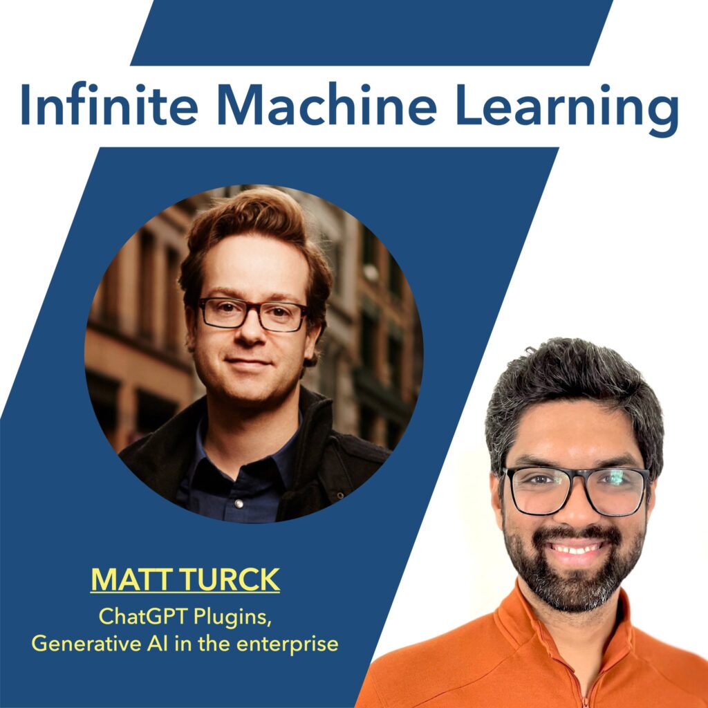 Generative AI interview on the Infinite Machine Learning Podcast